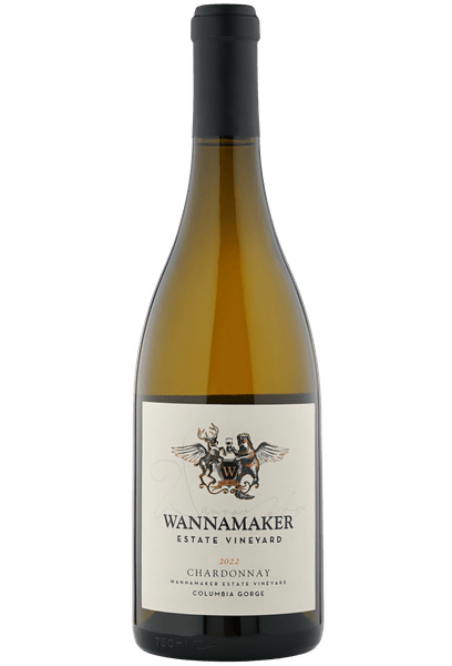 A bottle of 2022 Wannamaker Estate Chardonnay