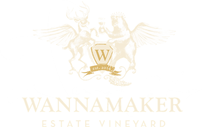 Wannamaker Winery crest and wordmark